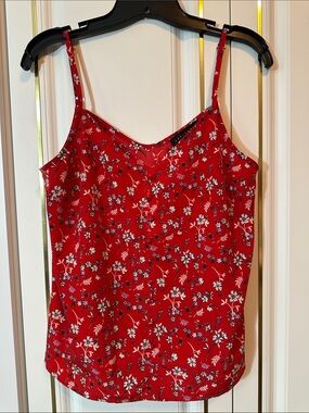 Sanctuary Red Floral Spaghetti Strap Cami